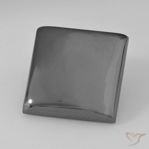 Ematite Grigio argento naturale da 19.66 ct, Quadrato, Opaco