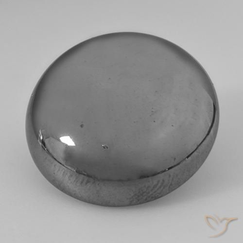 40.78ct Naturale Grigio argento Ematite, Rotondo, Opaco