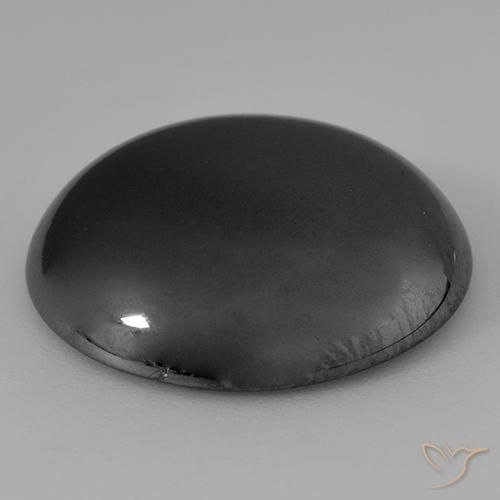 Ematite Grigio medio naturale da 38.17 ct, Rotondo, Opaco