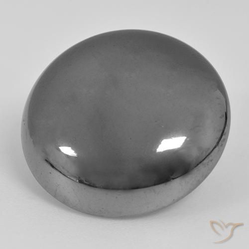 39.41ct Naturale Grigio medio Ematite, Rotondo, Opaco