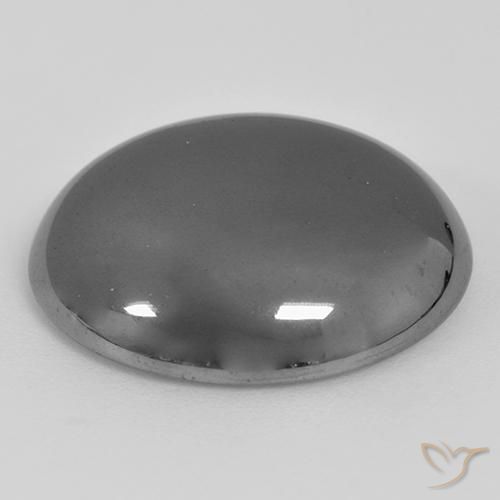 Ematite Grigio medio naturale da 39.41 ct, Rotondo, Opaco