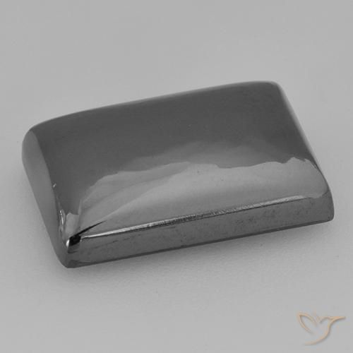 Ematite Grigio medio naturale da 13.17 ct, Taglio a baguette, Opaco