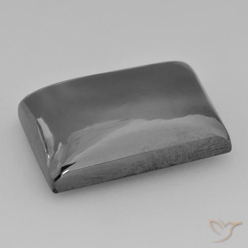 Ematite Grigio medio naturale da 27.45 ct, Taglio a baguette, Opaco