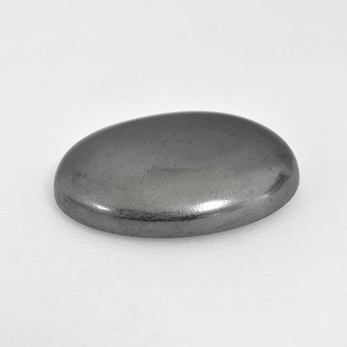 Ematite Grigio medio naturale da 6.62 ct, Taglio ovale, Opaco