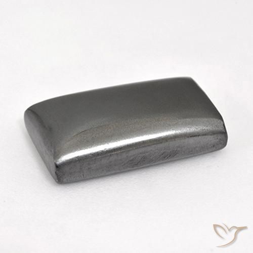 Ematite Grigio medio naturale da 14.67 ct, Taglio a baguette, Opaco