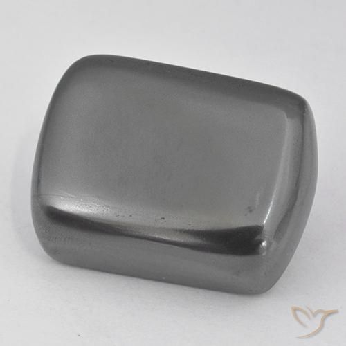 Ematite Grigio argento naturale da 38.42 ct, Cuscino, Opaco