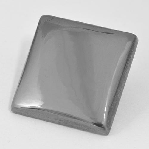 Ematite Grigio medio naturale da 22.87 ct, Quadrato, Opaco