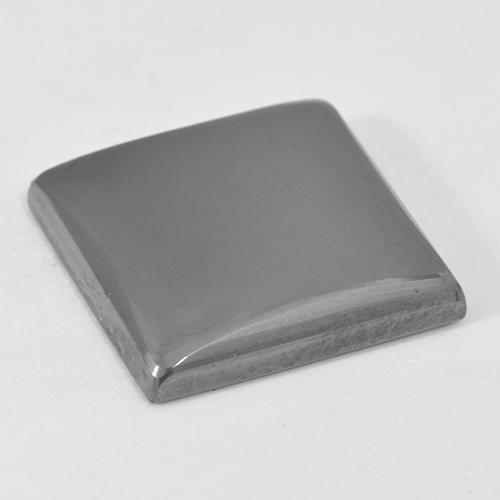 Ematite Grigio medio naturale da 22.87 ct, Quadrato, Opaco