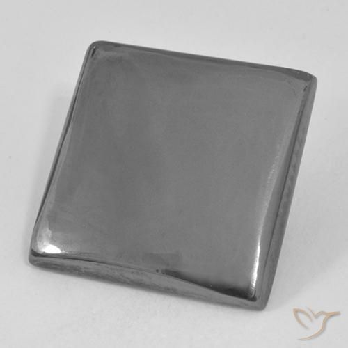 Ematite Grigio medio naturale da 20.74 ct, Quadrato, Opaco