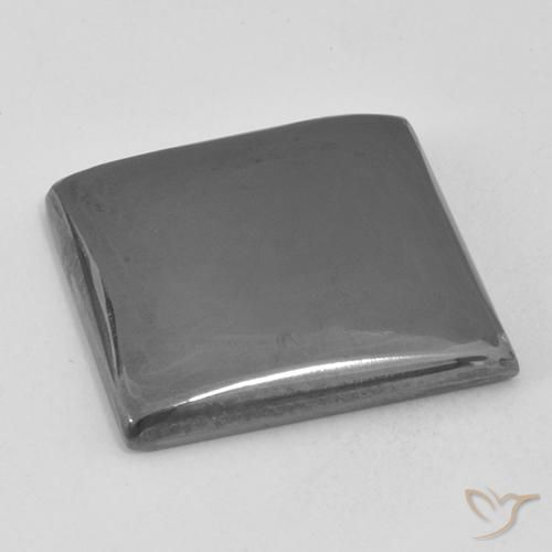 Ematite Grigio medio naturale da 20.74 ct, Quadrato, Opaco