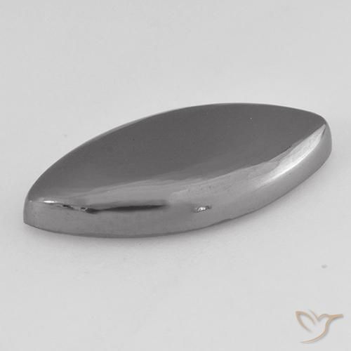 Ematite Grigio medio naturale da 15.21 ct, Taglio marquise, Opaco
