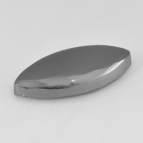 Ematite naturale grigio da 11,33 ct, marchesa, opaco