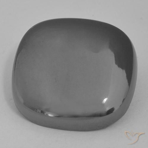 21.81ct Naturale Grigio medio Ematite, Cuscino, Opaco