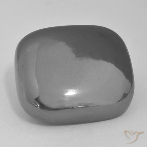 Ematite Grigio medio naturale da 48.66 ct, Cuscino, Opaco