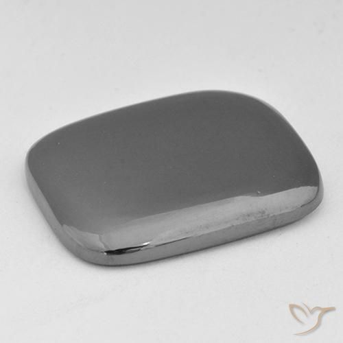 Ematite Grigio medio naturale da 42.76 ct, Cuscino, Opaco