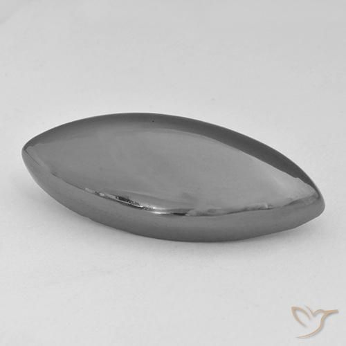 Ematite Grigio medio naturale da 30.10 ct, Taglio marquise, Opaco