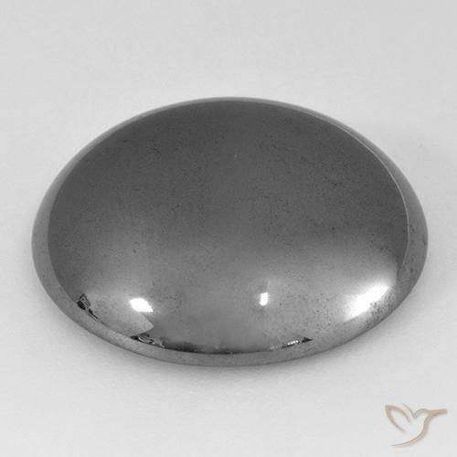 Ematite Grigio medio naturale da 38.87 ct, Rotondo, Opaco