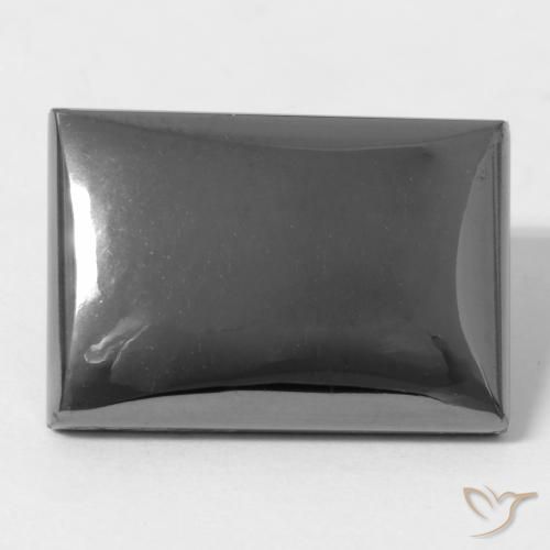 29.30ct Naturale Grigio medio Ematite, Taglio a baguette, Opaco