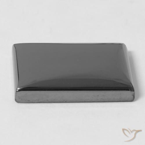 Ematite Grigio medio naturale da 29.30 ct, Taglio a baguette, Opaco