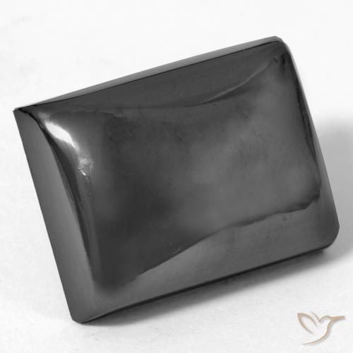 Ematite Grigio medio naturale da 26.64 ct, Taglio a baguette, Opaco