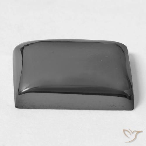 Ematite Grigio medio naturale da 26.64 ct, Taglio a baguette, Opaco