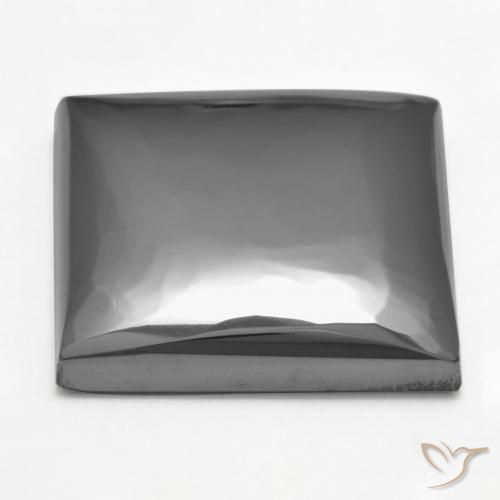Ematite Grigio medio naturale da 32.75 ct, Quadrato, Opaco