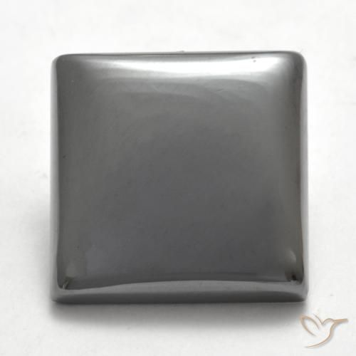 17.58ct Naturale Grigio medio Ematite, Quadrato, Opaco