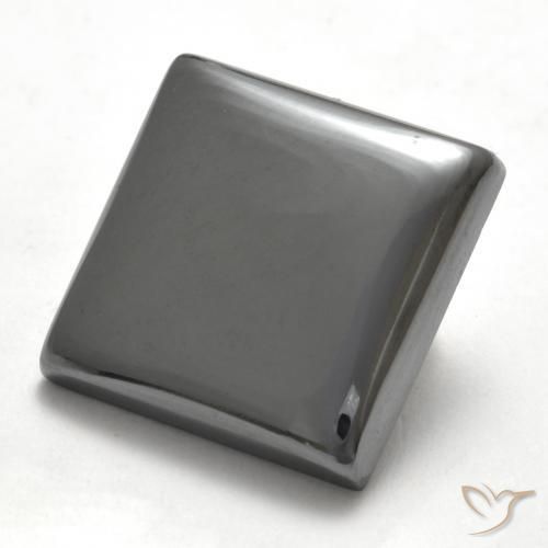 Ematite Grigio medio naturale da 17.58 ct, Quadrato, Opaco