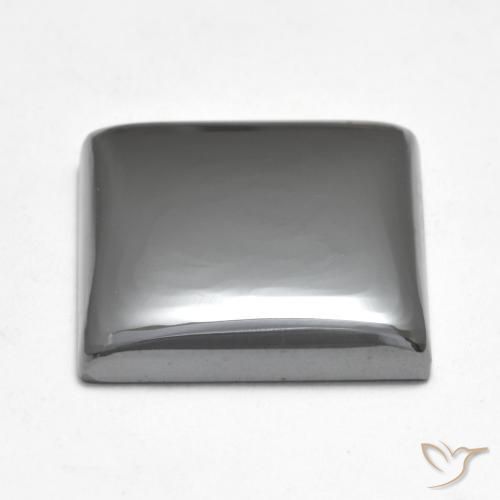 Ematite Grigio medio naturale da 17.58 ct, Quadrato, Opaco