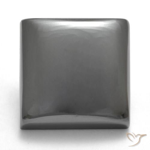 Ematite Grigio medio naturale da 24.36 ct, Quadrato, Opaco