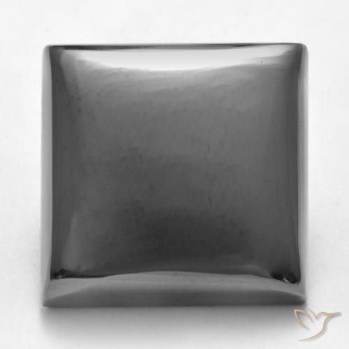 27.75ct Naturale Grigio medio Ematite, Quadrato, Opaco