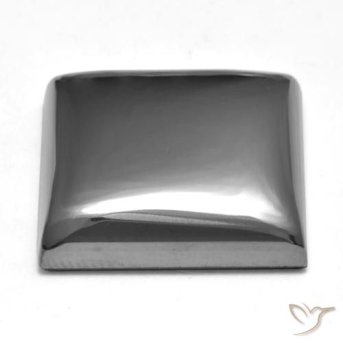 Ematite Grigio medio naturale da 27.75 ct, Quadrato, Opaco
