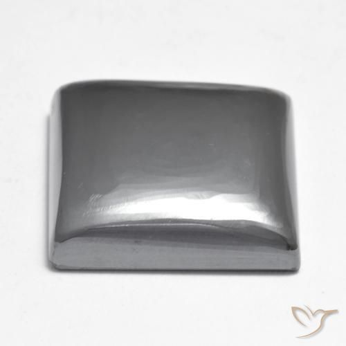 Ematite Grigio medio naturale da 21.57 ct, Quadrato, Opaco