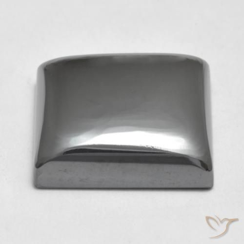 Ematite Grigio medio naturale da 22.05 ct, Quadrato, Opaco
