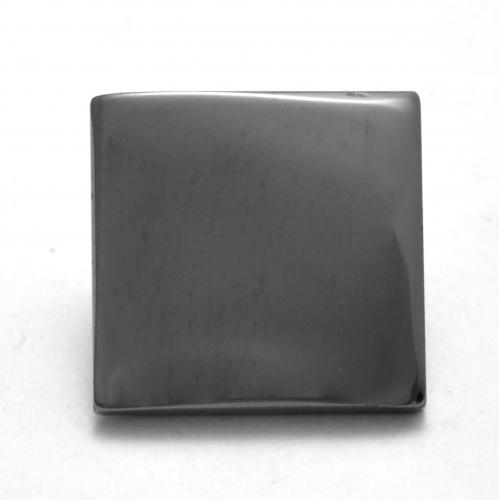 Ematite Grigio medio naturale da 6.14 ct, Quadrato, Opaco