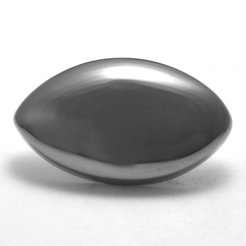 Ematite naturale grigio da 26,27 ct, marchesa, opaco