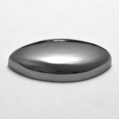 Ematite naturale grigio da 26,27 ct, marchesa, opaco