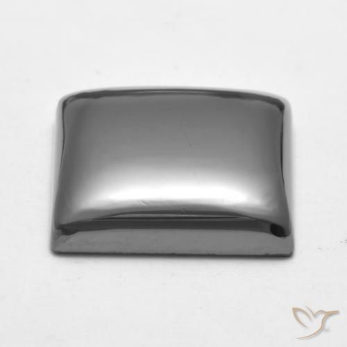 Ematite Grigio argento naturale da 23.09 ct, Quadrato, Opaco