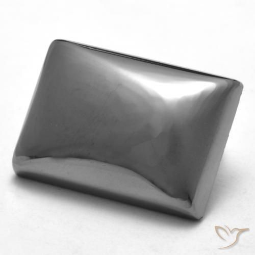Ematite Grigio medio naturale da 23.34 ct, Taglio a baguette, Opaco