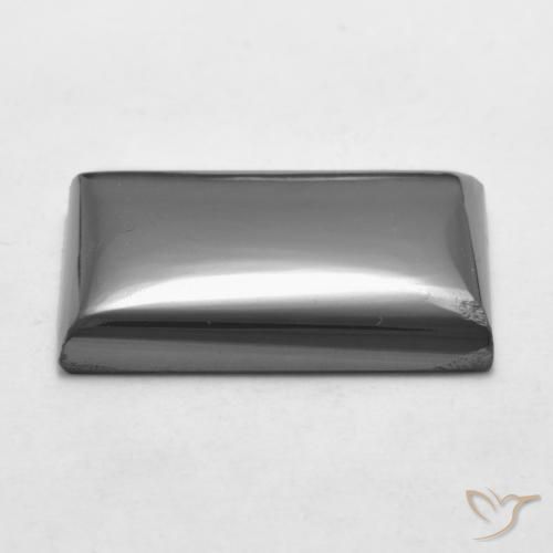 Ematite Grigio medio naturale da 20.53 ct, Taglio a baguette, Opaco