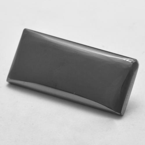 Ematite Grigio argento naturale da 13.16 ct, Taglio a baguette, Opaco