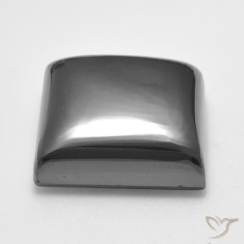 Ematite Grigio medio naturale da 29.60 ct, Quadrato, Opaco