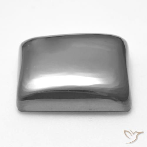 Ematite Grigio argento naturale da 24.67 ct, Quadrato, Opaco
