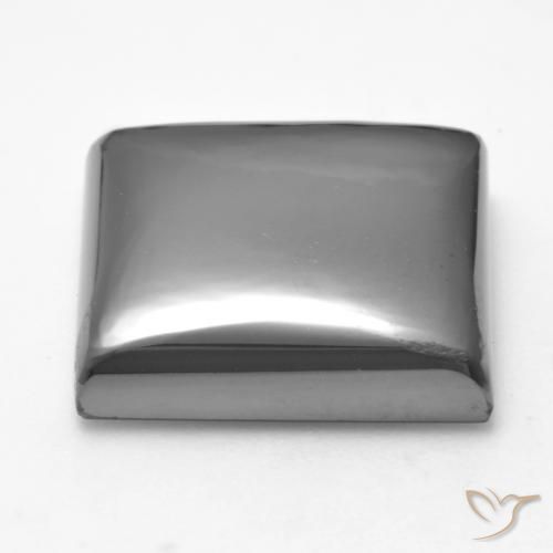 Ematite Grigio argento naturale da 26.32 ct, Quadrato, Opaco