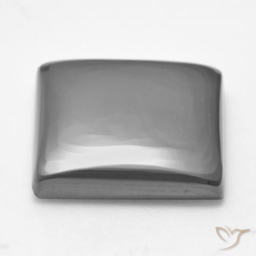 Ematite Grigio argento naturale da 18.53 ct, Quadrato, Opaco