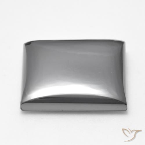 Ematite Grigio argento naturale da 26.57 ct, Quadrato, Opaco