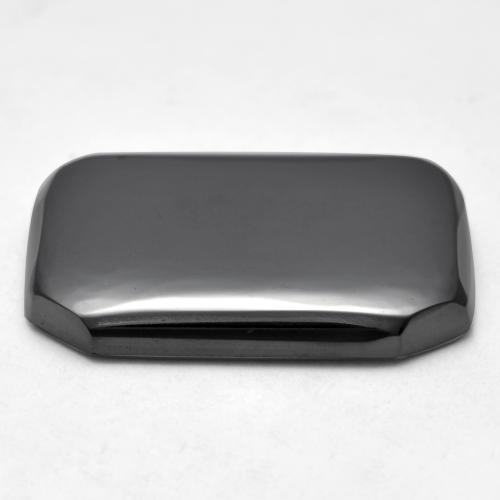 Ematite Grigio medio naturale da 17.73 ct, Taglio smeraldo, Opaco