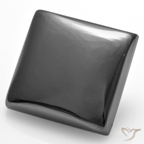 Ematite Grigio medio naturale da 22.46 ct, Quadrato, Opaco