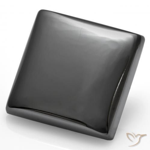Ematite Grigio medio naturale da 27.09 ct, Quadrato, Opaco