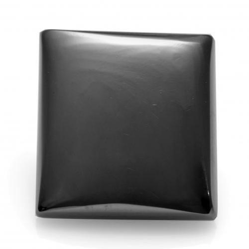 Ematite naturale grigio da 13,24 ct, quadrato, opaco